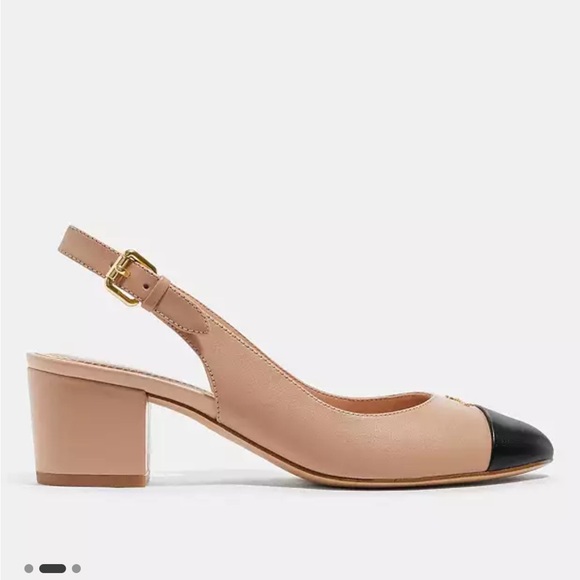 Coach Erica Nude Slingbacks - Picture 2 of 6